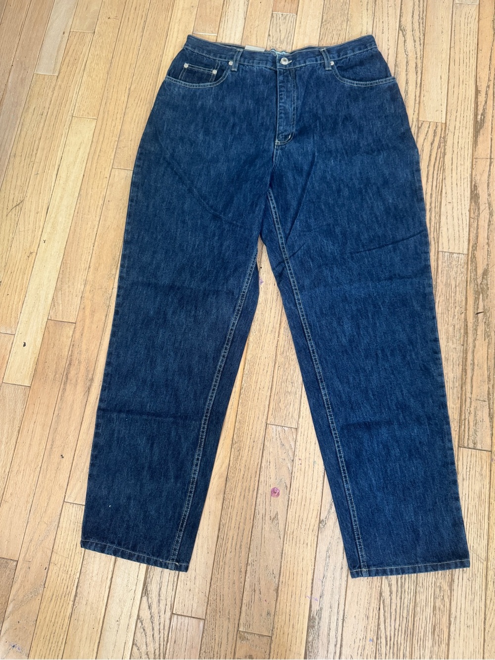 Field Gear Classic Regular Straight Leg High Rise Blue Jeans NWT 16
